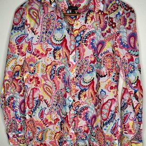 Button down shirt, multicolor